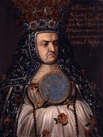 Elvira de San Jose, Mother Superior of the Convent of Santa Ines by an unknown artist