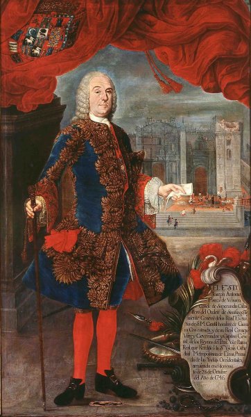 Don Jose Antonio Manso de Velasco, Count of Superunda, c.1761-1766