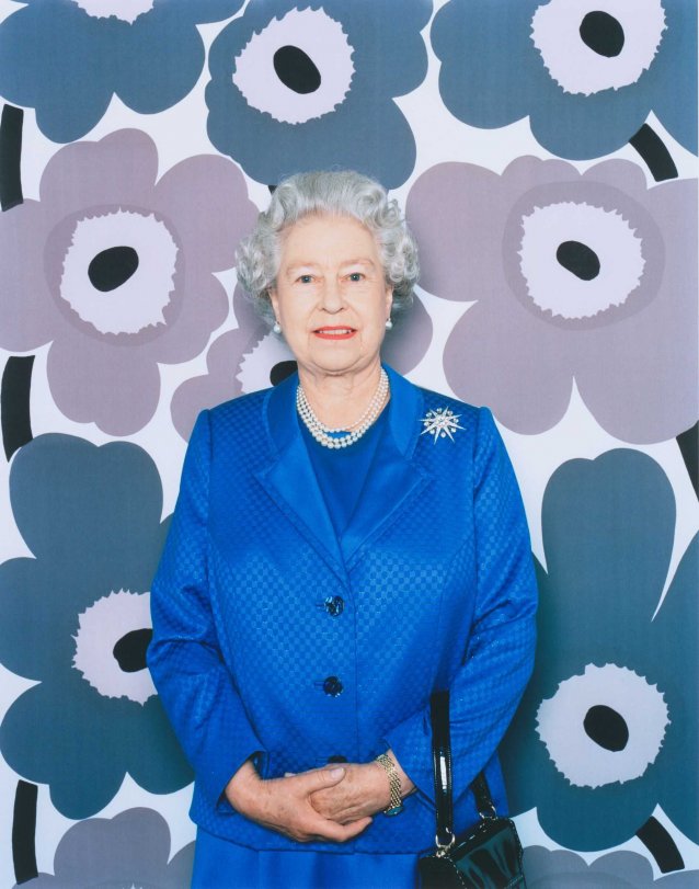 Her Majesty, The Queen, Elizabeth II (Blue)