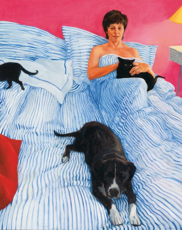Self Portrait, in bed with the animals, 1999 by Kristin Headlam
Acquired as the Winner of the Doug Moran National Portrait Prize, 2000
Tweed Regional Gallery