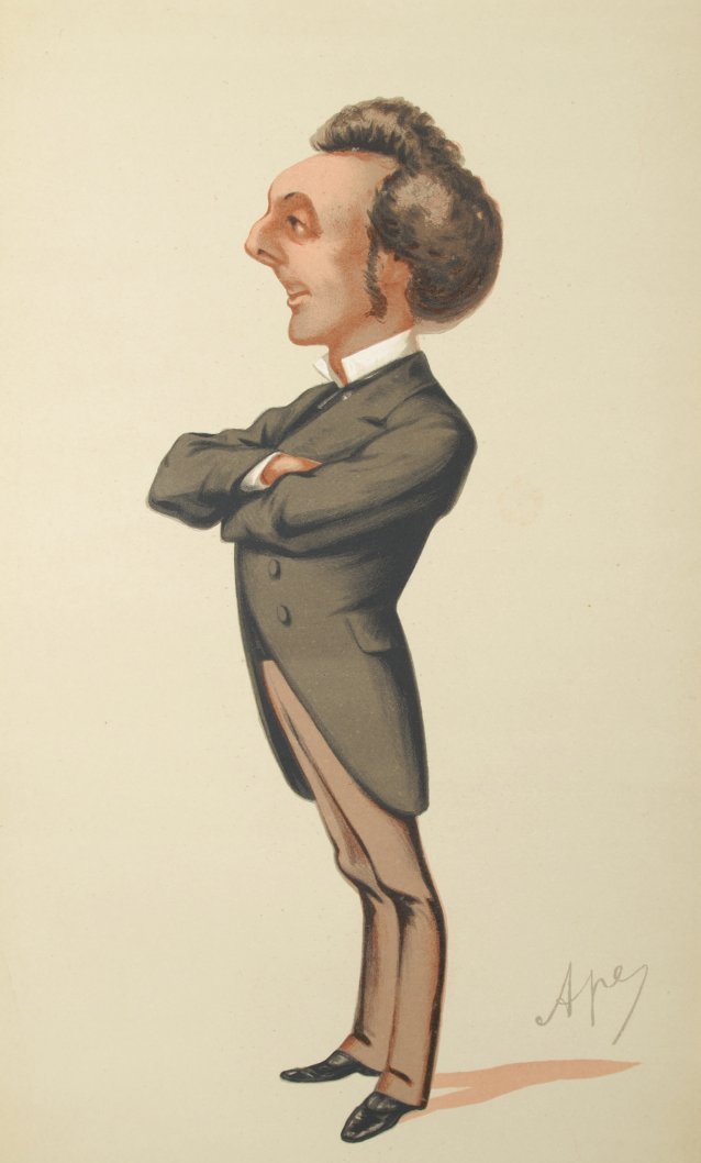 Caricature of HE Governor John Pope Hennessy CMG, 1875