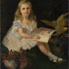 Louise, daughter of the Hon. L. L. Smith by Tom Roberts, 1888