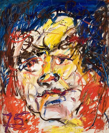 Portrait of Karel Appel, 1975 by Matthew Perceval
