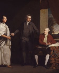 Omai, Sir Joseph Banks and Daniel Solander, 1775-76