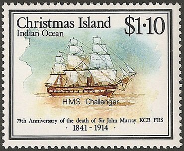 Christmas Island stamp, issued 1989