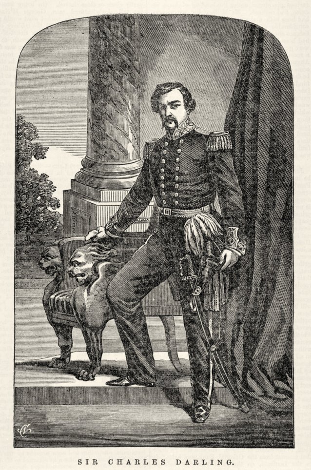 Sir Charles Darling, 1863 by Nicholas Chevalier