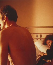 Nan and Brian in bed, New York City 1983 by Nan Goldin