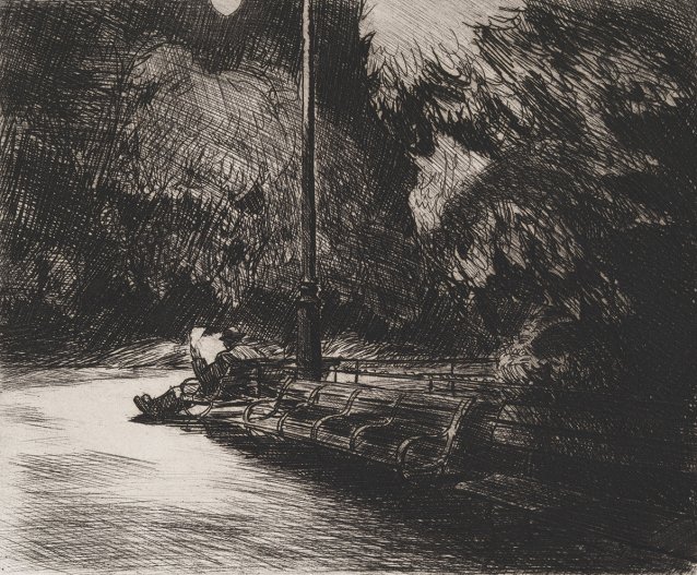 Night in the Park, 1921