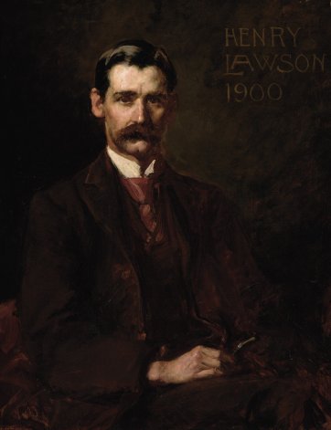 Henry Lawson, 1900 by John Longstaff