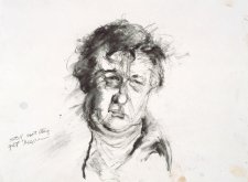 Study for portrait of Bob Ellis