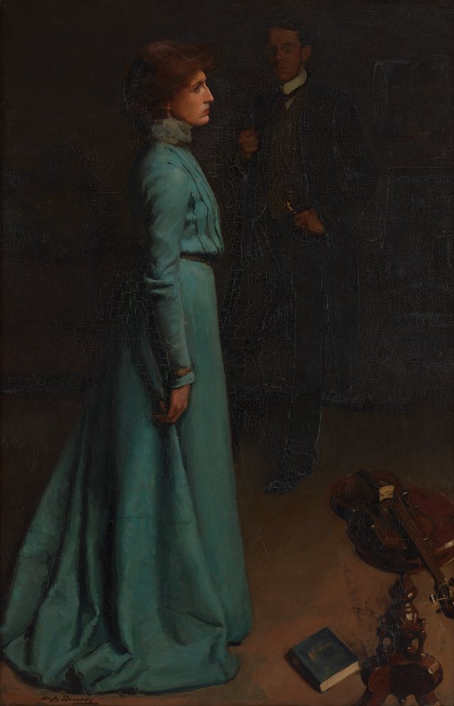 A lady in blue, 1902 Hugh Ramsay