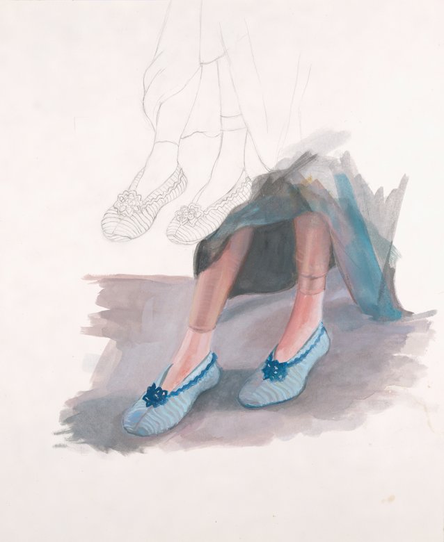 Study-slippers, 2011 by Robyn Sweaney
