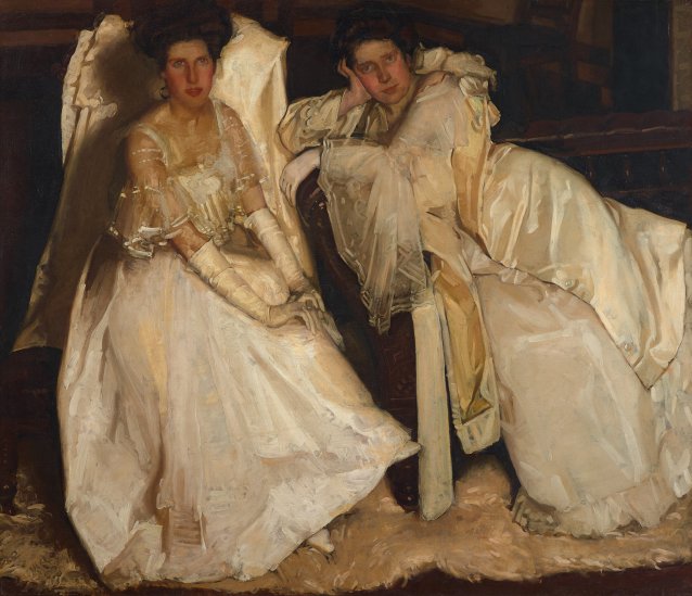 Two girls in white , 1904 Hugh Ramsay