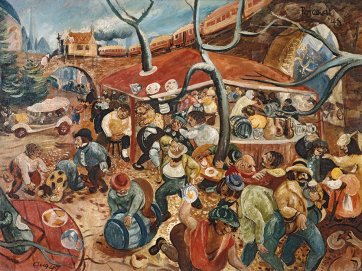 The Revellers c.1952, by John Perceval