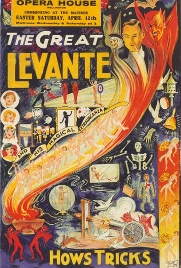 The Great Levante and his magical extravaganza, c.1924 by Robert Temp
