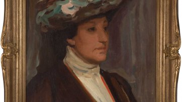 Portrait sketch of Nellie Melba