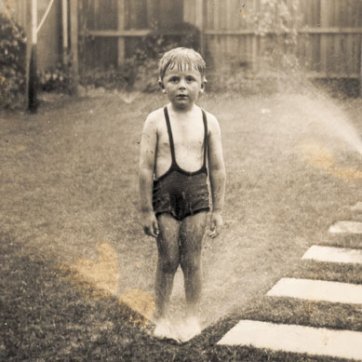 Bathing costume with sprinklers (aged 4 – 5), 1939 by Eric Humphries