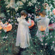 Carnation, Lily, Lily, Rose, 1885-86 by 
John Singer Sargent