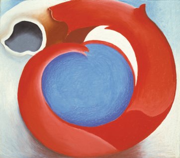 Goats horn with red, 1945
