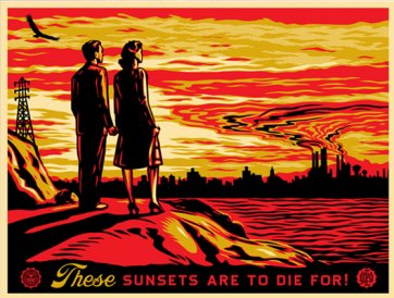 Sunsets, 2007 by Shepard Fairey