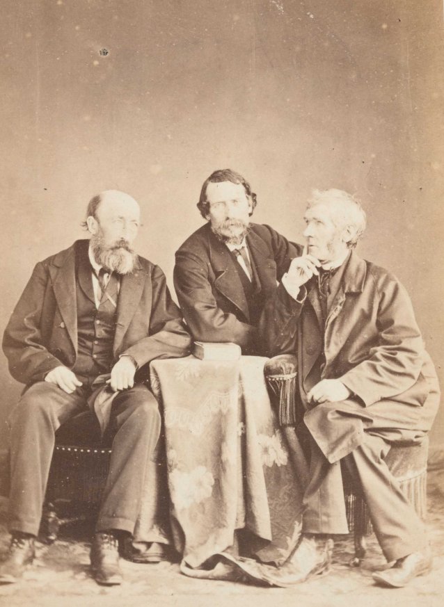 John Mitchel with John Martin and Father John Kenyon [the three Johns]