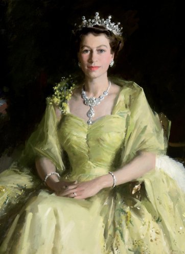 Her Majesty Queen Elizabeth II, 1954 by William Dargie