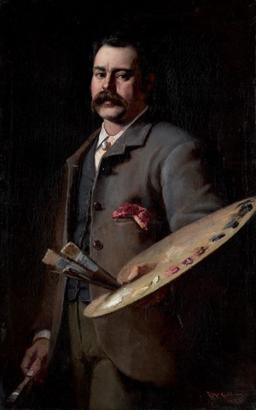 Self portrait, 1886 by Frederick McCubbin (1855–1917)