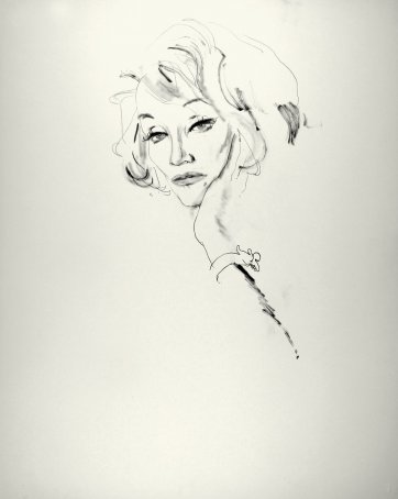 Marlene Dietrich, 1963 by Don Bachardy