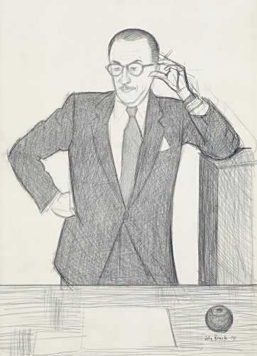 Study for portrait of Tam Purves, 1958