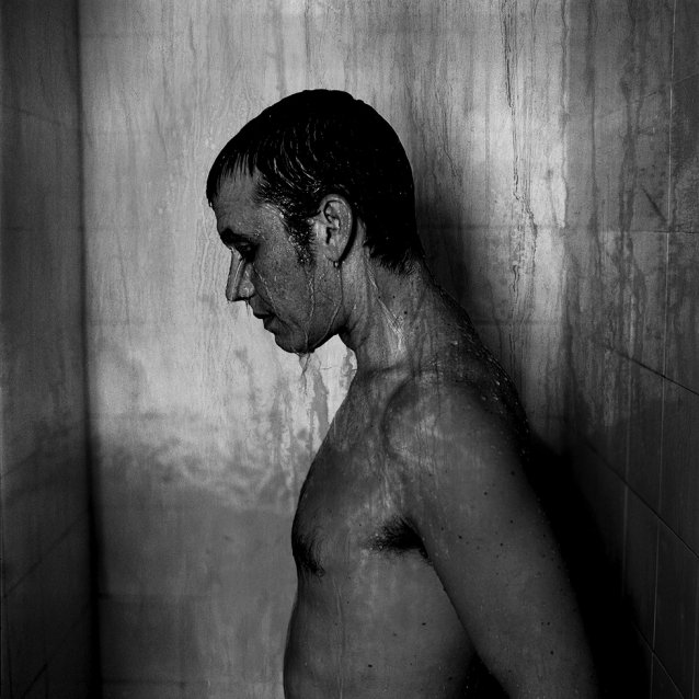 In the shower, 2006