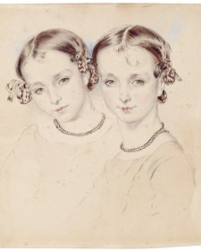 The Cutmear sisters, Jane and Lucy, c. 1842
