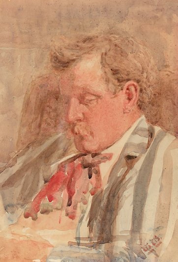 Portrait of Hal Waugh, c.1903–1914 by Walter Withers (1854–1914)