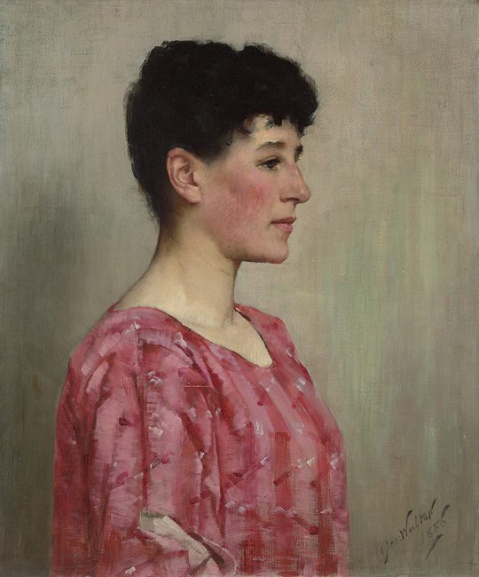 The red rose, 1886
