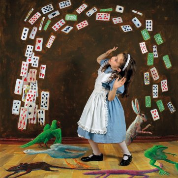 Flying cards, 2004 from the Wonderland series 2004 Polixeni Papapetrou