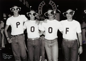 Poof, Gay Mardi Gras, 1984 William Yang