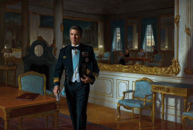 Portrait of HRH Crown Prince Frederik, 2018 by Ralph Heimans