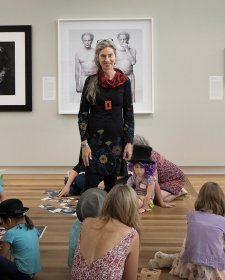 Portrait Play activities in the gallery