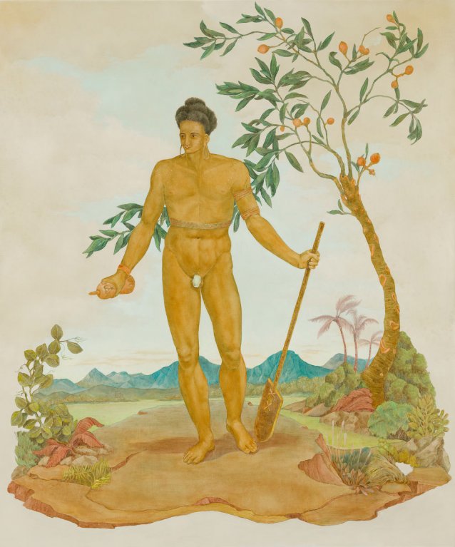 Presenting Jean Piron, 1792 - Sauvage des îles de l'Amirauté, 2018