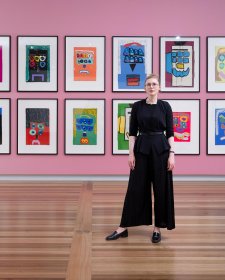 Isobel Parker Philip with Thom Roberts' Emotion Cards