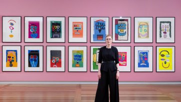 Isobel Parker Philip with Thom Roberts' Emotion Cards