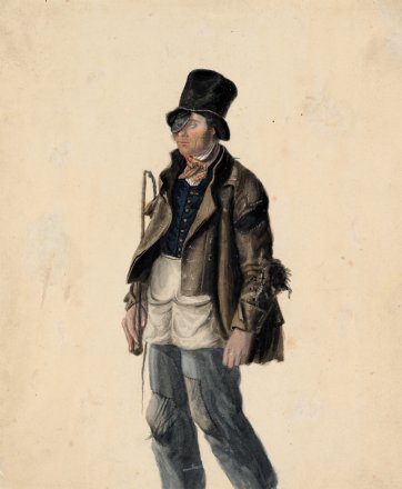 Blind beggar, Woolwich, 1824 by John Dempsey