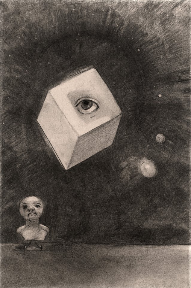 The Cube, 1880 by Odilon Redon