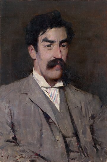Professor Marshall-Hall, 1892 by Arthur Streeton (1867–1943)