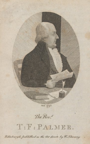 The Rev’d TF Palmer, New South Wales, 1793 by John Kay