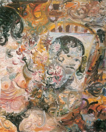 Kathy and the Mirror (detail) 1964, by John Perceval