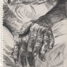 Untitled (Study for 'Emily Kame Kngwarreye with Lily')