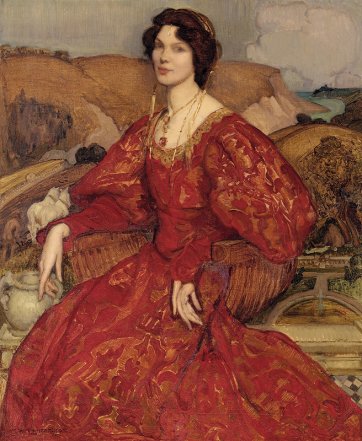 The red shawl (Olave
Cunninghame Graham), 1913