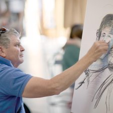 Drawing in the Gordon Darling Hall