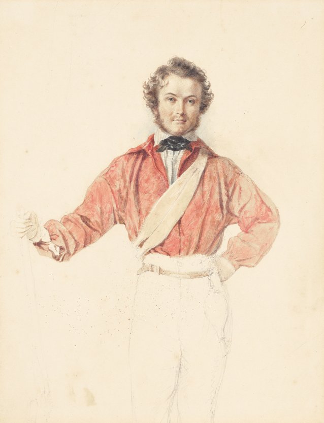 Portrait of Octavius Browne, 1841 by Georgiana McCrae