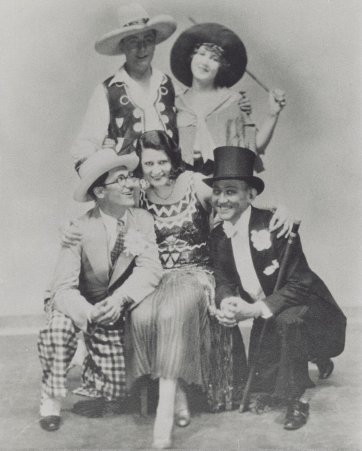 Group photograph with Gladys Moncrieff